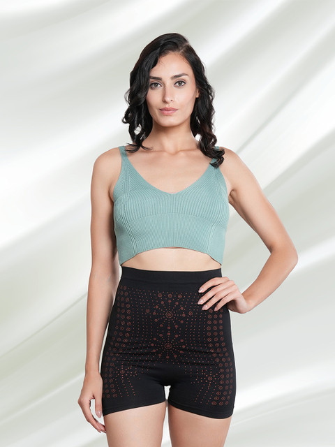 CrossKulture Self-Design High-Rise Seamless Tummy & Thigh Shapewear