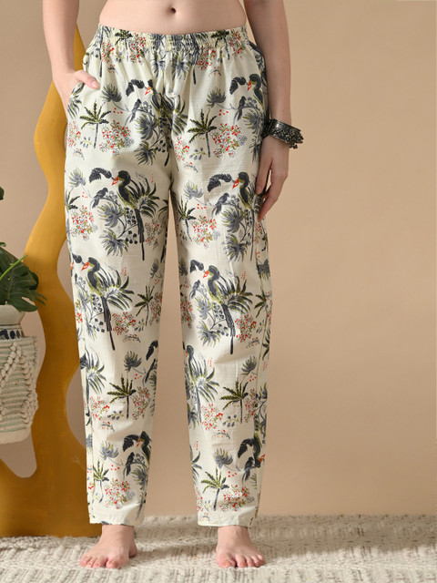 BKApparels Women Floral Printed Regular Pure Cotton Kurta with Pyjamas - Image 6