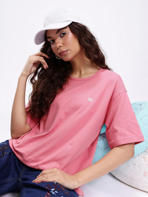 Kook N Keech Solid Oversized T-shirt