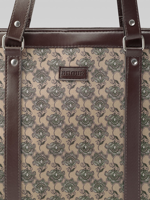 Anouk Ethnic Motifs Printed Oversized Shopper Tote Bag - Image 7