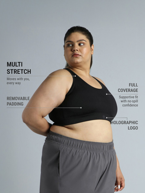 Cult Women Adjustable Strap Training High Support Plus Size Sports Bra - Image 4