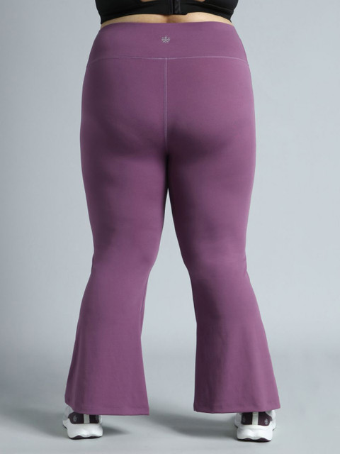 CULT Women Pink All Format Training Plus Size Flared Pants - Image 3