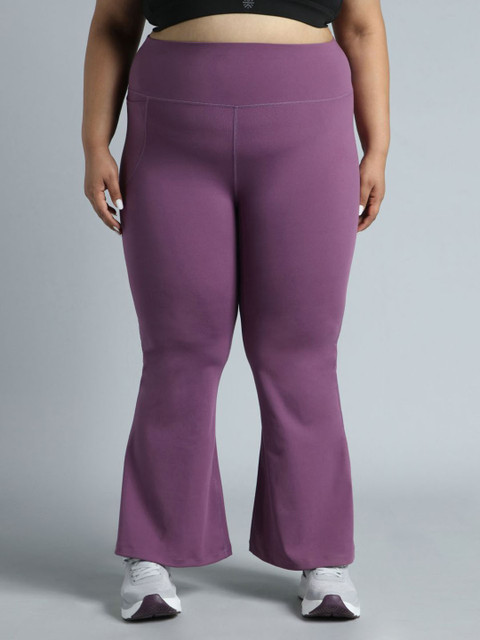 CULT Women Pink All Format Training Plus Size Flared Pants - Image 2