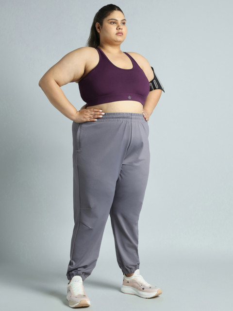 Cult Women Wine Adjustable Strap Training High Support Plus Size Sports Bra - Image 3