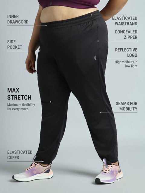 Cult Women Black Everyday Essential Cotton Joggers - Image 7