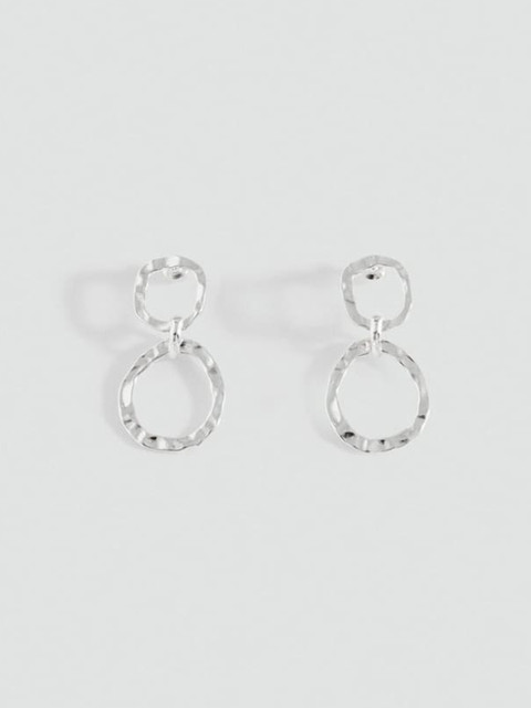 MANGO Circular Shaped Drop Earrings