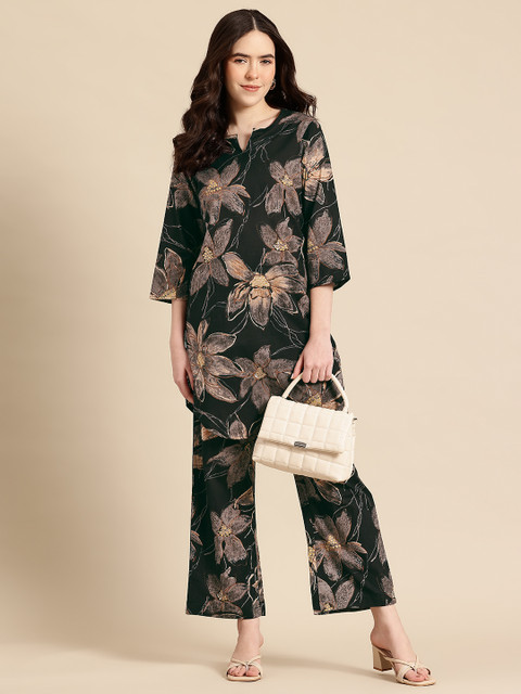A&K Floral Printed Pure Cotton Co-Ords - Image 6