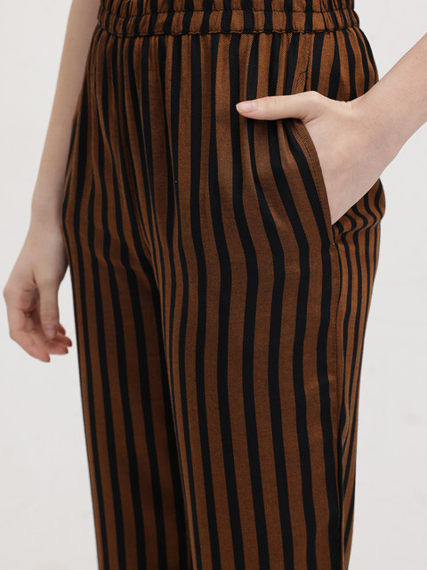 R.Code by The Roadster Life Co. Striped Band Collar Co-Ords - Image 3