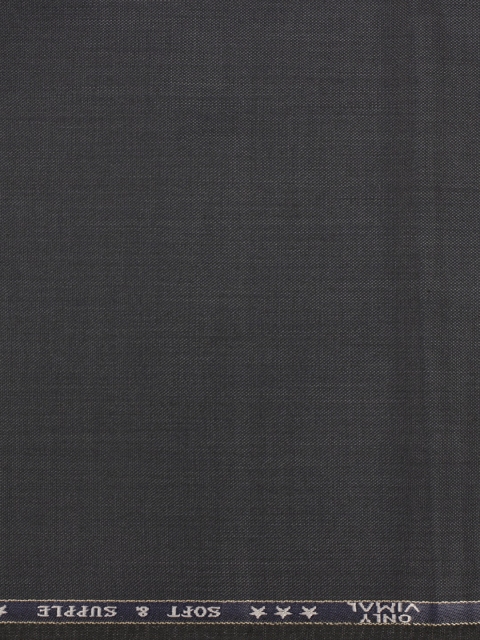 VIMAL Men Charcoal Solid Trouser Clothing Fabric - Image 3