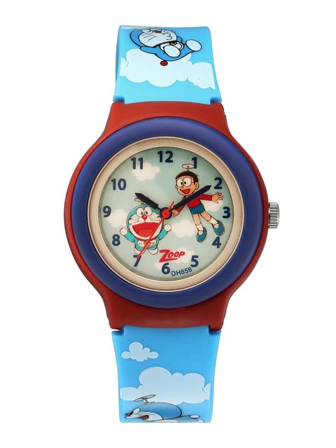 ZOOP from TITAN from TITAN Doraemon Unisex Kids Blue Analogue Watch NL26013PP01