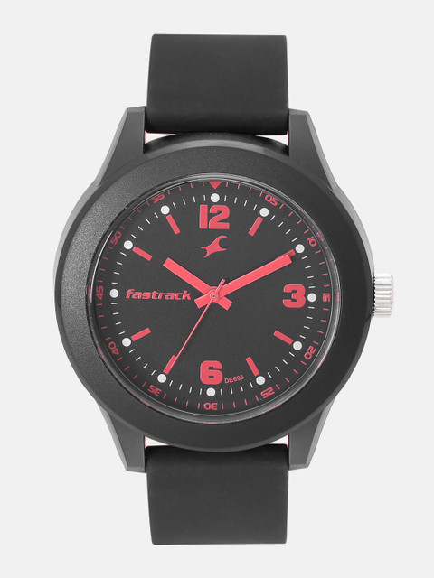 Fastrack Unisex Black Analogue Watch NG38003PP05C_BBD1