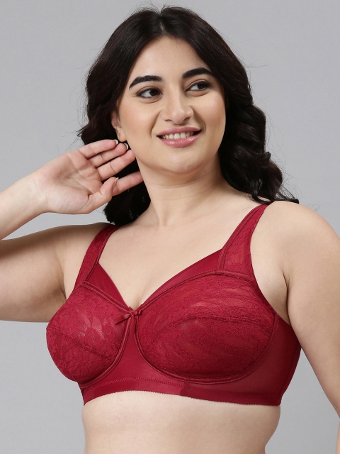 Enamor Non Padded Non-Wired Full Coverage Perfect Lift with Sectioned Cups Everyday Bra - Image 2