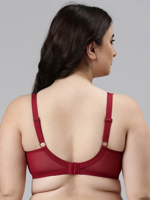 Enamor Non Padded Non-Wired Full Coverage Perfect Lift with Sectioned Cups Everyday Bra - Image 3