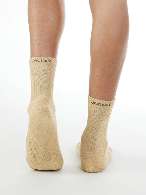 Jockey Compact Cotton Terry Crew Length Socks With StayFresh Treatment-7035 - Image 4