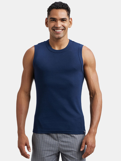 Jockey Combed Cotton Rib Round Neck Muscle Vest-9930