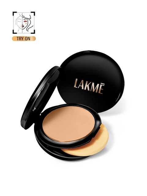 Lakme Xtraordin-airy Compact, 2 In 1 Compact + Foundation, Lightweight-03 Golden Medium 9g