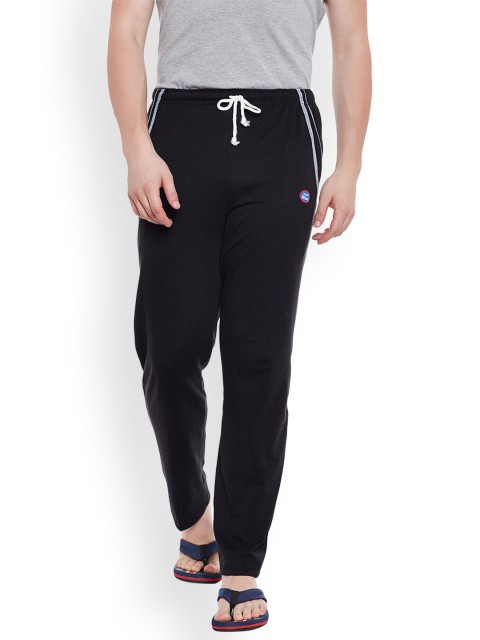 MACK JONNEY JONNEY Men Black Solid Lounge Pants DD5BLACK01