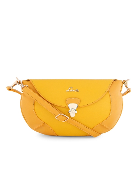 lavie mustard yellow sling bag