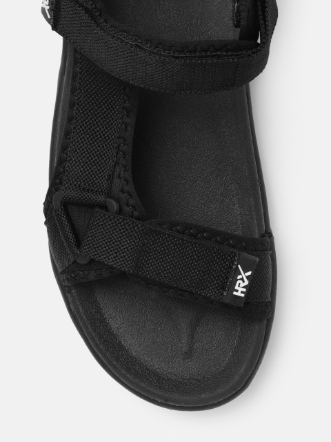 HRX by Hrithik Roshan Men Black Sports Sandals - Image 5