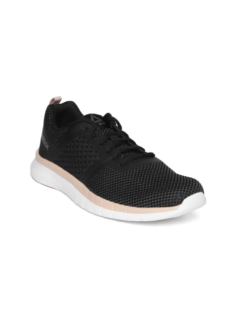 Reebok Women Charcoal Grey & Black PT Prime Runner FC Shoes
