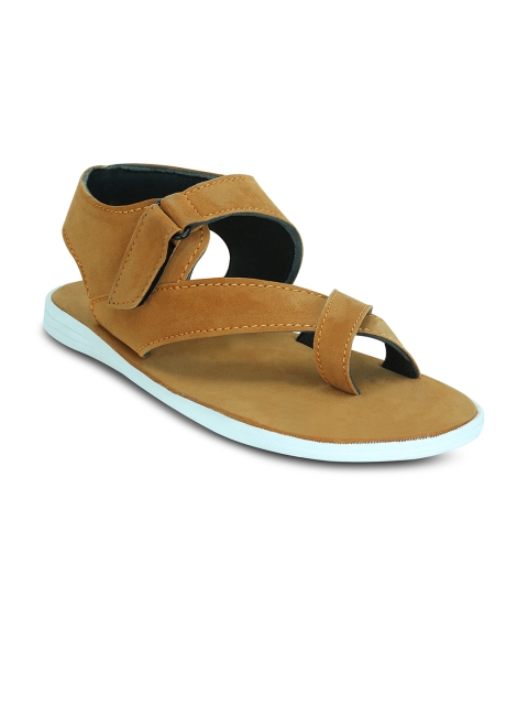 Kielz Men Tan Comfort Sandals