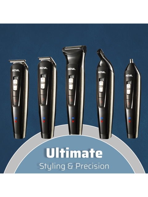 NOVA Men Black NG 1151 100 % waterproof Corded & Cordless Grooming Kit - Image 6