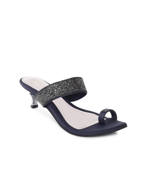Inc 5 Women Navy Blue Embellished Heels