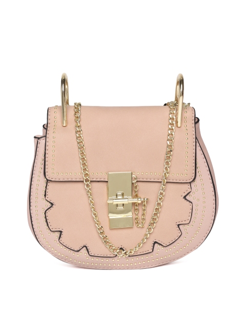 United Colors Of Benetton Handbags Price List In India November United Colors Of Benetton Dusty Pink Solid Sling Bag Image