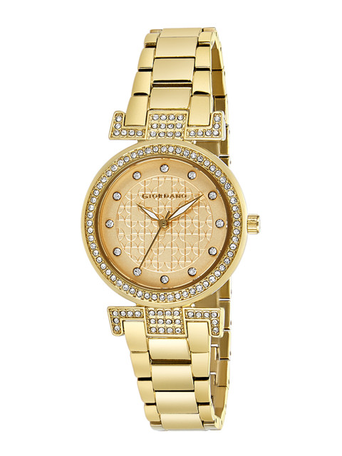GIORDANO Women Gold-Toned Analogue Watch A2057-33