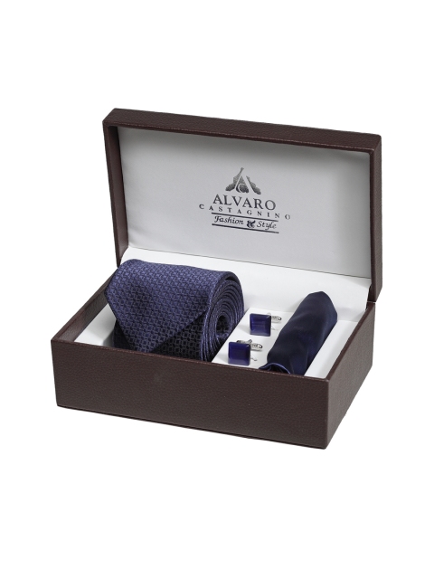 Alvaro Castagnino Men Blue Accessory Gift Set
