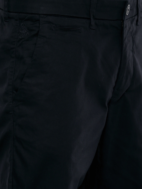 Being Human Clothing Men Navy Blue Regular Fit Chino Trousers - Image 5