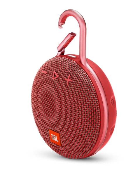 JBL Red Clip 3 Ultra-Portable Wireless Bluetooth Speaker with Mic JBLCLIP3RED