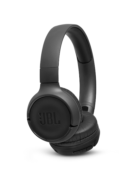 JBL Black T500BT M Powerful Bass Wireless On-Ear Headphones with Mic