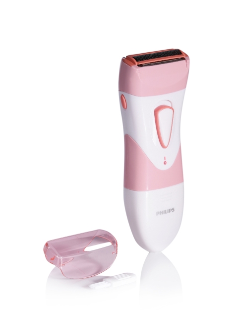 Philips Women HP6306/00 SatinShave Essential Wet & Dry Cordless Electric Shaver - Pink - Image 2