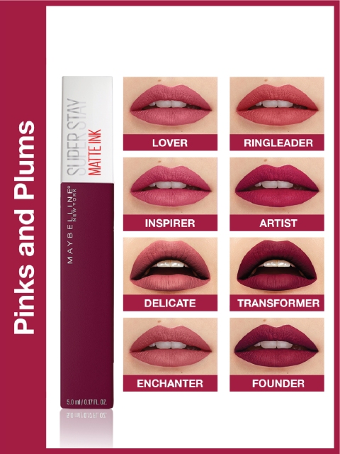 Maybelline New York Super Stay Matte Ink Liquid Lipstick 5 ml - Founder 115 - Image 6