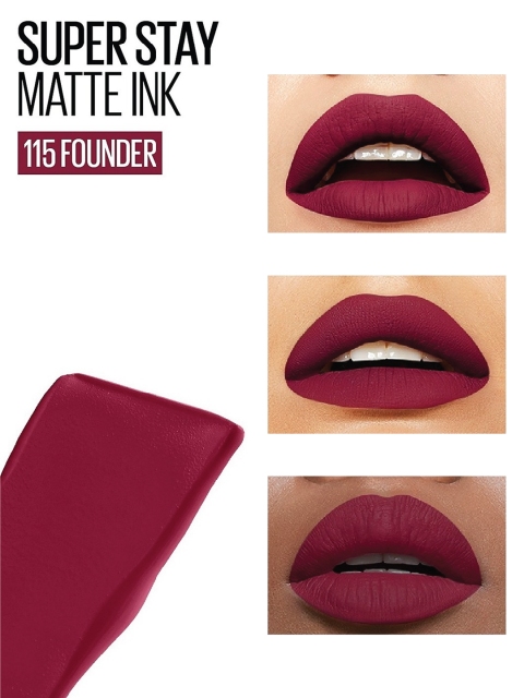 Maybelline New York Super Stay Matte Ink Liquid Lipstick 5 ml - Founder 115 - Image 3