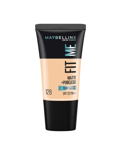 Maybelline New York Fit Me Matte+Poreless Foundation 18 ml - Warm Nude 128 - Image 2