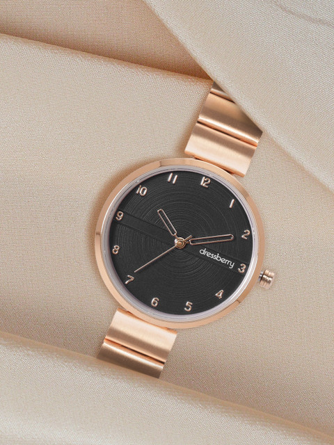 DressBerry Women Black Analogue Watch MFB-PN-LB-80406L