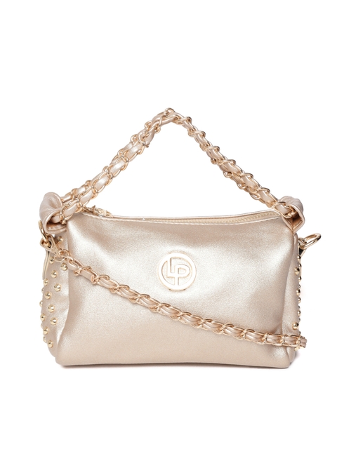 Lino Perros Gold-Toned Solid Sling Bag