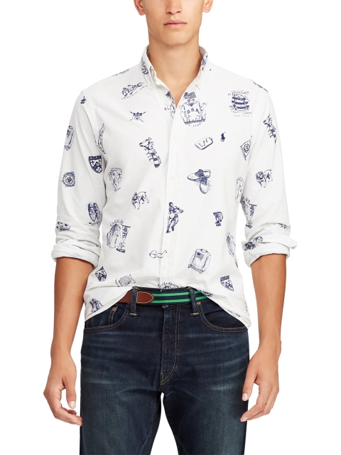 Polo Ralph Lauren Classic Fit Print Oxford Shirt
