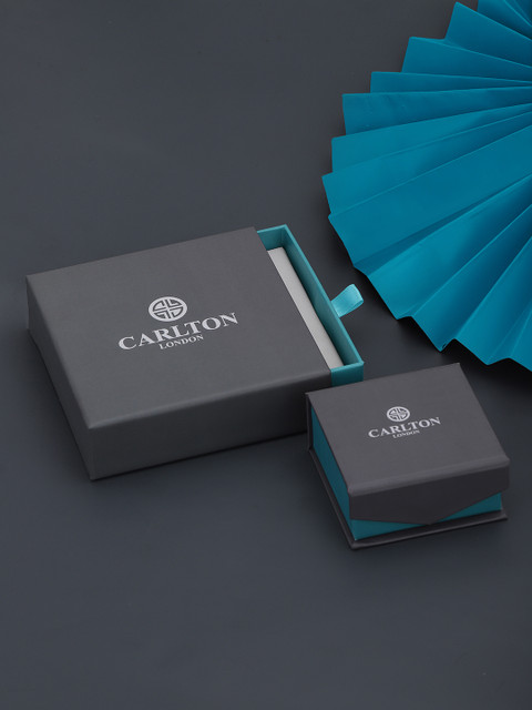 Carlton London 925 Sterling Silver-Plated Floral Studs - Image 6