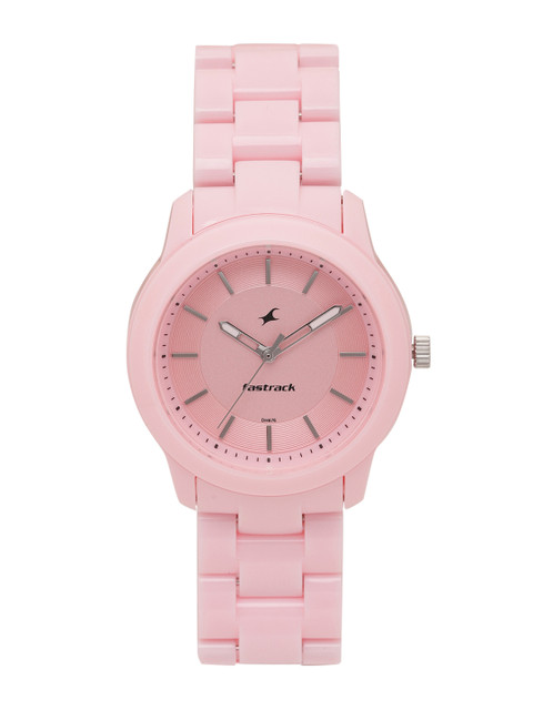 Fastrack Women Pink Analogue Watch 68006PP04