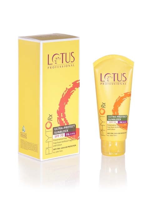 Lotus Herbals Unisex Professional SPF 70 PA+++ Phyto-Rx Ultra-Protect Sunblock Cream 50...