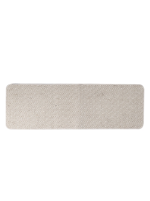 Saral Home Beige Handloom Geometric Runner - Image 3
