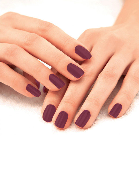 Lakme 9to5 Overtime Shine Glossy Long Lasting & Quick Dry Nail Color 6ml - Berry Business - Image 5