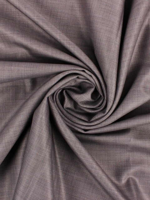 Raymond Men Brown & Grey Solid Trouser Clothing Fabric - Image 3