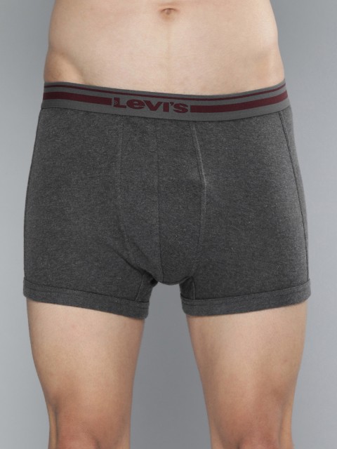 Levis Men Solid Cotton Rib Ultrasoft Waistband with Shorter Length Trunk