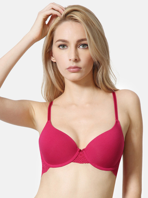 Van Heusen Women Solid Anti Bacterial Padded T-Shirt Bra