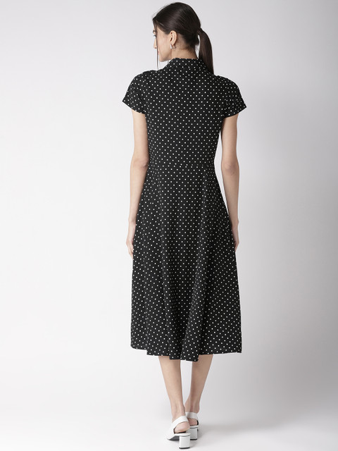 plusS Women Black & White Printed Shirt Dress - Image 5