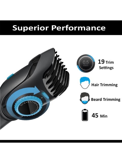NOVA Men Black Series NHT 1097 USB Cordless Trimmer - Image 4